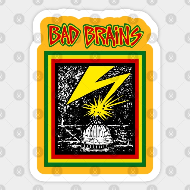 bad brains band Sticker by rusdistore